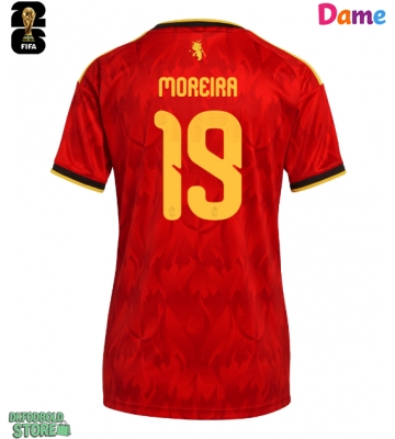 Belgien Diego Moreira #19 Replika Hjemmebanetrøje Dame VM 2026 Kortærmet